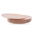 thumbnail image 2 of Stone + Lain Delilah Porcelain Collection Dish Set, 6 Dinner Plates Service for 6, Pastel Orange, 2 of 6