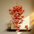 thumbnail image 6 of Fall Decor Thanksgiving Decoration Artificial Leaves Vines Outdoor Autumn Outdoor Decor Artificial Fall Maple Leaves Hanging Plants For Autumn Harvest Festival Fake Plants Indoor, 6 of 6