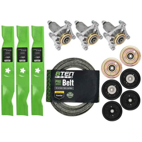 8TEN Blade Spindle Belt Idler Kit for Husqvarna 48 inch 2748GLS MK1005131