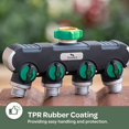 thumbnail image 3 of 2Wayz - 4Way Garden Hose Splitter Heavy Duty Water Hose Manifold Water Hose, 3 of 8