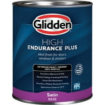 Glidden HEP Exterior Paint & Primer Wild Wheat / Green, Semi Gloss, 1 Quart