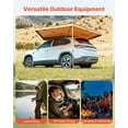 thumbnail image 6 of VEVOR 270 Degree Awning, 52 sq.ft Driver Side Vehicle Awning, Waterproof UV50+ Car Side Awnings with Carry Bag, All-Weather Free-Standing Overland Awnings Car Shelter for SUV Van Truck Camping, 6 of 9