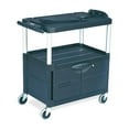 Rubbermaid Commercial MediaMaster ThreeShelf AV Cart with 18