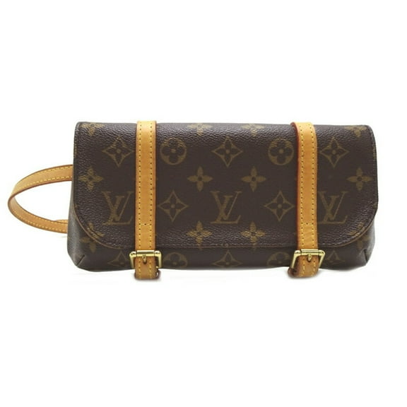 Pre-Owned Louis Vuitton Pochette Marelle Women's Waist Bag M51159 Monogram Brown (Fair)