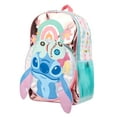 thumbnail image 3 of Disney Lilo & Stitch Girls' 17" Iridescent Rainbow Scrump Backpack, Mint Green, 3 of 8