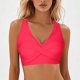 thumbnail image 2 of MKLEKYY Trajes De Baño Dama Women Lace Up Swimwear Tops Underwire Full Coverage Bikini Top Push Up Swim Crop Top Tie Back Bathing Suit Tops, 2 of 5