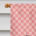 thumbnail image 3 of Caroline's Treasures BB7822CHF Holstein Cow Pink Check Flag Canvas House Size , Large, multicolor, 3 of 4
