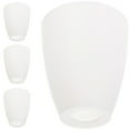 thumbnail image 4 of 4Pcs Flat Head White Plastic Lampshade for Table Lamps Prevent Dust and Insects Home, 4 of 8