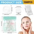 thumbnail image 2 of UPIQNG Disposable Compressed Facial Mask 100Pcs Non-Woven Mask Paper DIY Compressed Sheets Individually Wrapped Face Mask Skin Care Tool for Home Travel, 2 of 3