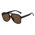 thumbnail image 1 of Lunettes de Soleil Rondes Classiques pour Unisexes, Lunettes de Mode, Monture Surdimensionnée, Nuances Rétro pour Toutes Occasions, 1 of 6