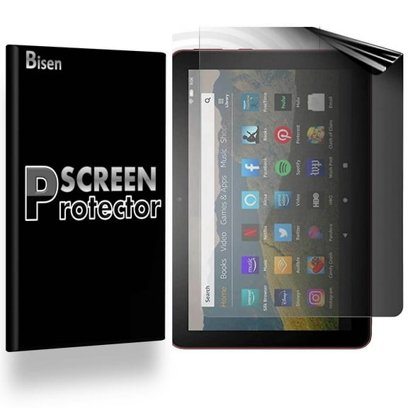 Fit For Amazon Fire HD 8 (2022) / HD 8 Plus (2022) / Fire HD 8 (2020) / HD 8 Plus (2020) [BISEN] Privacy Anti-Spy Screen Protector, Anti-Scratch, Anti-Shock, Anti-Bubble