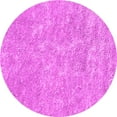 thumbnail image 1 of Ahgly Company Indoor Round Abstract Pink Contemporary Area Rugs, 5' Round, 1 of 4