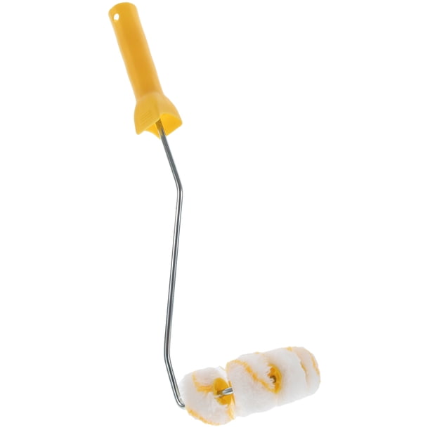 IDEANATEGRATE 1Ud Brocha Para Con Rodillo Y 4 Para Pintura Fácil Amarillo