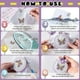 thumbnail image 2 of 6Pc - for Kids Embroidery Kit for Beginners with Stamped Embroidery Patterns - Kit Craft Supplies, 2 of 5