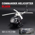 thumbnail image 1 of Scale 1/64 Police Rescue Helicopter Diecast Alloy Car Model for Boys Children Kids Toy Vehicles Sound and Light Pull Back, 1 of 7