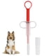 thumbnail image 4 of Pet Medicine Feeder, Cat Dog Tablet Syringe Pet Medicine Feeding Syringe Pet Pill Dispenser Tools Easy To Use  For Feeding Formula Milk ANGGREK Rojo, 4 of 8