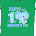 thumbnail image 4 of Inktastic Happy First Mothers Day with Elephant Boys or Girls Baby Bodysuit, 4 of 5