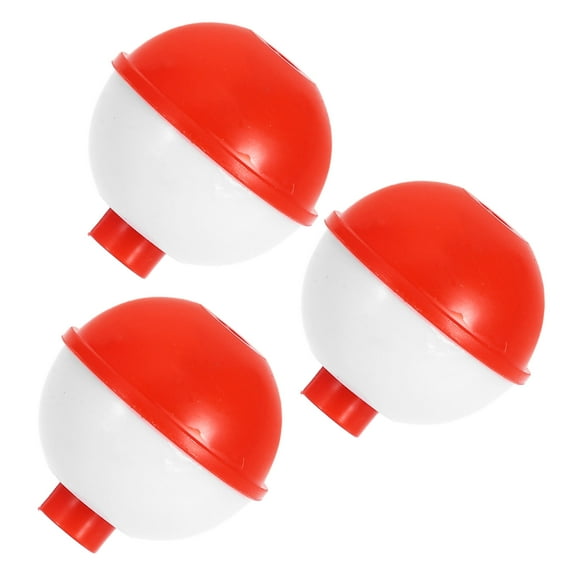 OUNONA 3pcs Fishing Float Ball Set Round Hollow Floats For Saltwater Fishing Lightweight Portable Fishing Gear For Sports Activities 1.25 inch