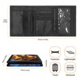 thumbnail image 6 of Uourmeti Fire Ice Wolf Print Trifold Card Wallet for Sports, Polyester Children's Wallet with Slim Foldable Coin Purse Organizer, 6 of 6