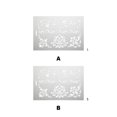 thumbnail image 2 of Ounissouiy Plantillas de capas DIY para niños con flores de vid, plantilla reutilizable, dibujo artístico, pintura, plantillas decorativas, Juguetes de construcción Como se muestra s, 2 of 6