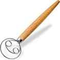 thumbnail image 1 of IPOHVUG Danish Dough Whisk - Bread Whisk with Stainless Steel Dough Hook - Traditional Dutch Whisk - Dough Mixer Hand Tool and Sourdough Bread Making Tools and Supplies, 1 of 7