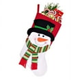 thumbnail image 5 of Medias de Navidad Xihbxyly Ofertas Flash de Hoy Papá Noel Muñeco de Nieve Árbol de Navidad Colgante, 5 of 5