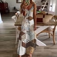 thumbnail image 2 of Ruyang Summer Maxi Dress Women Sleeveless Print Fashion Size Casual Plus Women's Dress Cute Summer Outfits for Women, 2 of 4