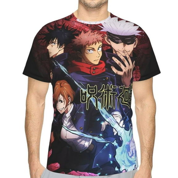 Jujutsu Kaisen Unisex 3d Pattern Printed Short Sleeve T-Shirts Casual Graphics Tees Small