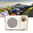 thumbnail image 1 of Retro  5.0 Speaker Vintage Mini  Speaker Memory Card AUX USB Rechargeable MP3 Player for Camping Party Gift, 1 of 7