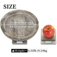 thumbnail image 5 of Sziqiqi Rustic Whitewash Candle Holder, Distressed Round Wood Tray for Farmhouse Coffee Table Decor Small Circle Plate for Pillar Tealight Candles, 5 of 7