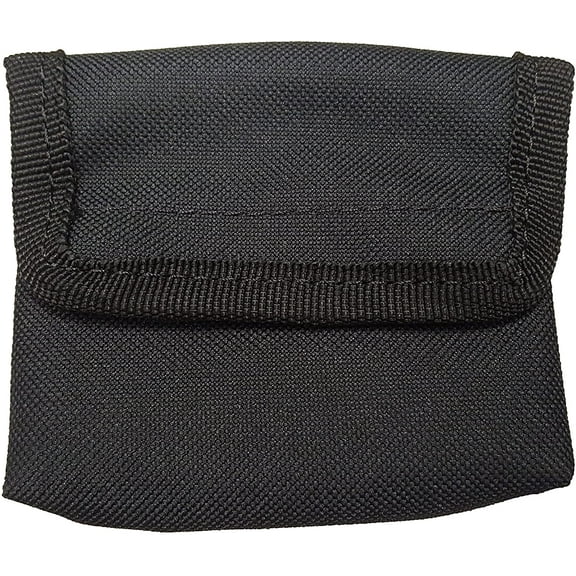 LINE2design Glove Nylon Pouch EMS - EMT Paramedic Holds 6 Pairs of Gloves - 4"x3" - Black
