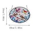 thumbnail image 3 of Acrylic Puzzles Suncatcher Stained Glass Window Hanging Decor, Sun Catcher Kit Home Decor for Window Garden Hanging, Suncatcher Kits for Women & Men Birthday Home Decor, 3 of 6
