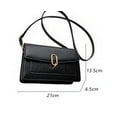 thumbnail image 2 of Bolsos cruzados de moda negros para mujer, bolsos de diseñador livianos, monederos, 2 of 5