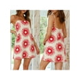 thumbnail image 2 of Rdhnmea Women Slip Dress, Sleeveless Backless Graphic Print Mini A-line Dress, 2 of 8