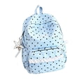 thumbnail image 2 of Polka Dot Backpack Girls Cute Coquette Preppy Backpack with Lace Trim Kawaii Lightweight Large Capacity Daypack, 2 of 7