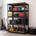 thumbnail image 5 of ZEUKMXOO 2200LBS Garage Shelving Unit, 72"H*35.5"W*15.8"D Adjustable Storage Shelves, 5-Tier Heavy Duty Shelf Rack for Basment, Garage, Pantry, Warehouse, Kitchen, 5 of 8