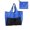 Blue, variant on Large-Capacity Foldable Shopping Bag Women'S Stock Bags Reusable Handbags Eco Friendly Bags Grocery Beach Toy Storage Bag
