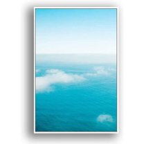IDEA4WALL Framed Canvas Wall Art for Living Room, Bedroom Coast and Sea Canvas Prints for Modern Home Decoration Ready to Hang