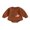 Brown, variant on Bagilaanoe Newborn Baby Girl Boy Oversized Romper Sweatshirt Long Sleeve Bodysuit Letter Print Pullover 3M 6M 12M 18M 24M Infant Casual Tee Tops