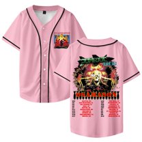 OsamaSon Jump Out Tour 2025 Merch Baseball Jersey V-Neck Shirt Women Men Short Sleeve Streetwear Clothes