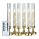 thumbnail image 1 of 6 Velas Sin Llama con Control Remoto y Temporizador, Velas Románticas LED Parpadeantes con Cadena de Estrellas Incorporada., 1 of 5