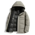 thumbnail image 3 of Chaqueta corta de plumas para hombre, ropa de diseñador de lujo, ropa de protección contra el frío de invierno 2024, abrigo grueso con capucha, precio alto, 3 of 5