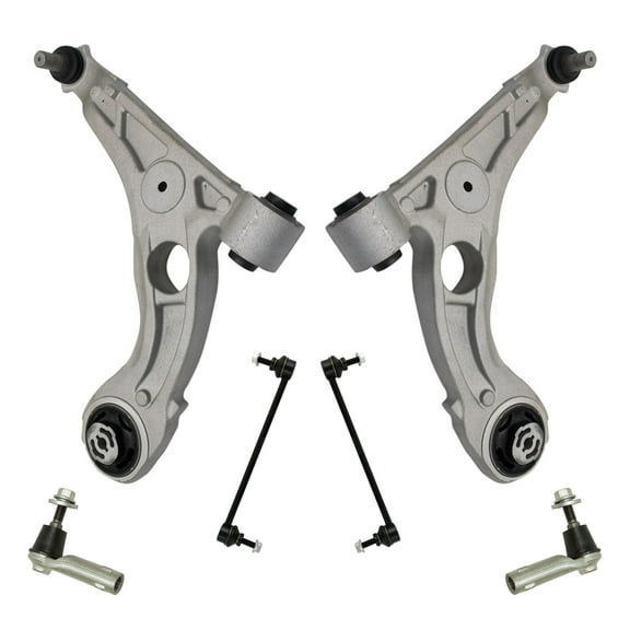 6 Piece Steering Suspension Kit Control Arms w/ Ball Joints Outer Tie Rods Links PSA69600 Fits select: 2013-2016 DODGE DART