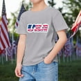 thumbnail image 2 of Gerichy Shirts for Boys Boys TshirtKids Summer Short Sleeve Independence Day Letter Printed T Shirt Top Casual Shirt Children's Clothes, 2 of 4