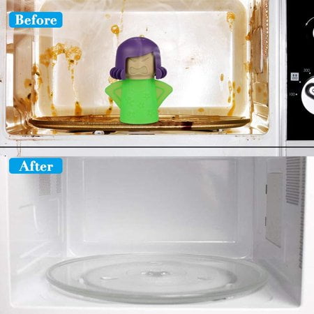 Angry Mom High Temperature Steamer Cleaning Equipment Easily Crud in Minutes Steam Cleans and Disinfects with Vinegar and Water for Kitchen Angry Mama Microwave Oven Steam Cleaner 