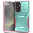 thumbnail image 2 of for Samsung Galaxy A54 5G, Luxury Sliding Camera Cover Soft TPU + Hard PC Shockproof Drop Protective Hybrid Stylish Ultra Slim Frosted Anti-slip Grip Case for Samsung Galaxy A54 5G, Green, 2 of 7
