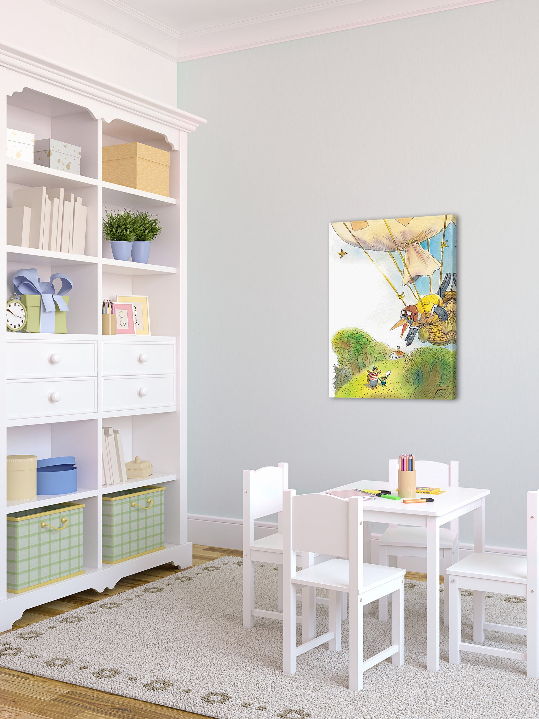 "Fly Away" Painting Print on Wrapped Canvas