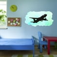 thumbnail image 3 of Air Craft Wall Decals for Boys Bedroom - Airplane Taking Flight Aeroplane DIY & Creativity Boy Girl Bedroom Wall Sticker - Size: 40 In x 20 In, 3 of 5