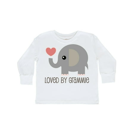 

Inktastic Loved By Grammie Gift Toddler Boy or Toddler Girl Long Sleeve T-Shirt