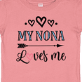 thumbnail image 4 of Inktastic My Nona Grandma Loves Me Girls Girls Baby T-Shirt, 4 of 5